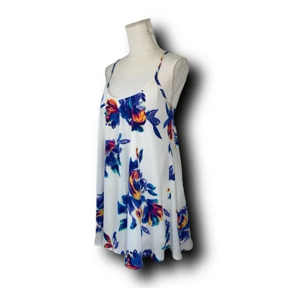 Show Me Your MuMu Bella Mini Swing Dress in Petal Paint - Picture 3 of 4
